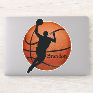 Basketball Design Contour Sticker