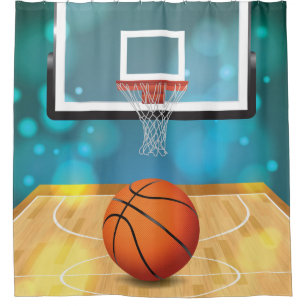 Basketball Design Douche rideau