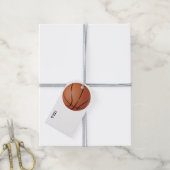 Basketball Design Gift Label Cadeaulabel (Met Touw)