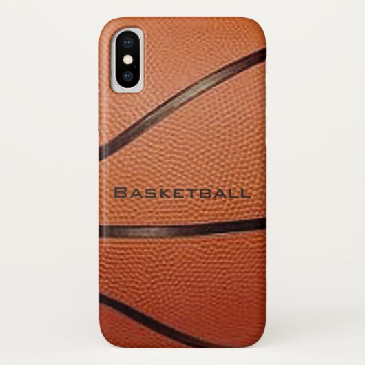 Basketball Design iPhone X Coque (Dos)