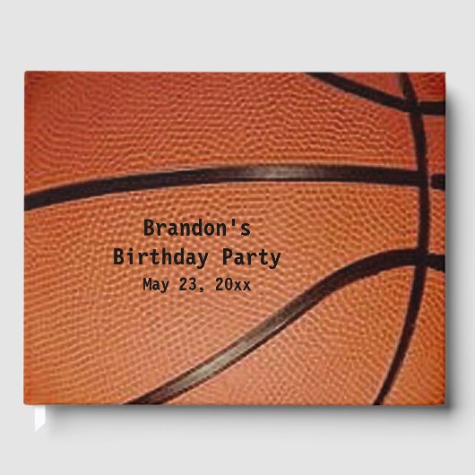 Basketball Design Livre d'or (Recto)