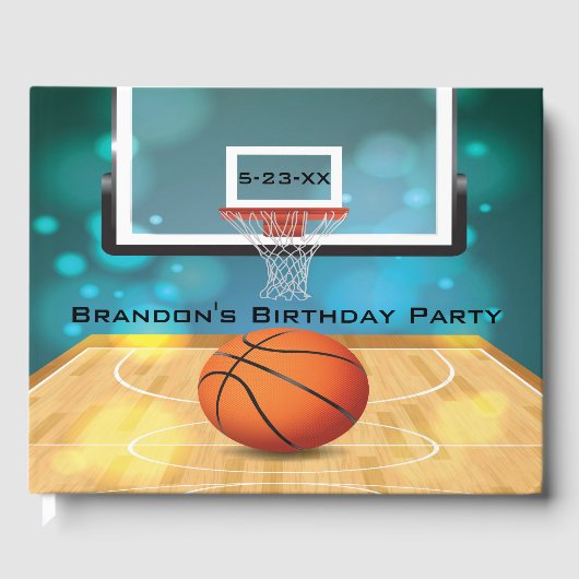 Basketball Design Livre d'or (Recto)