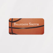 Basketball Design Name Labels (Design 2)