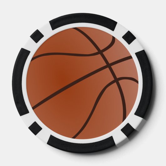 Basketball Design Poker Chips (Achterkant)