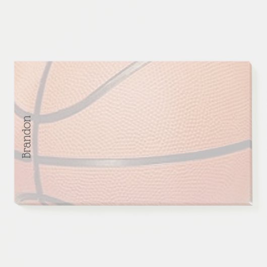 Basketball Design Post It Notes (Voorkant)