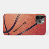 Basketball Design Smartphone Coque électronique (Dos (Horizontal))