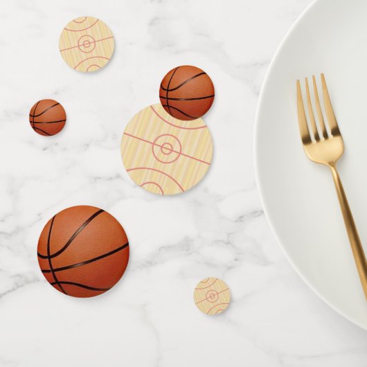 Basketball Design Table Confetti (Groep)