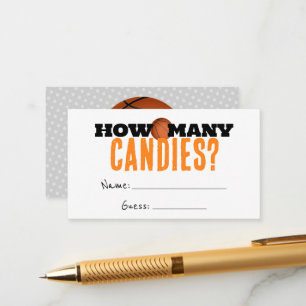 Basketball Douche Combien de bonbons Guides Cartes