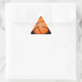 Basketball Driehoek Sticker (Tas)