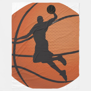 Basketball-dunk Fleece Deken