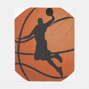 Basketball-dunk Fleece Deken