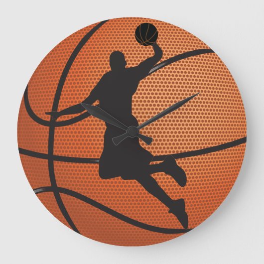 Basketball-dunk Grote Klok (Voorkant)