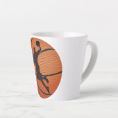 Basketball-dunk Latte Mok (Rechterhoek)