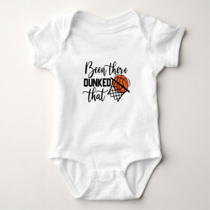 Basketball Dunk Print Romper