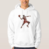 Basketball Dunk Silhouette Hoodie (Voorkant)