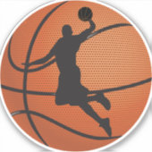 Basketball-dunk Sticker (Voorkant)