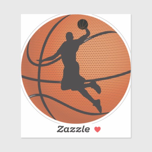 Basketball-dunk Sticker (Vel)