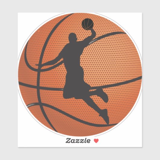 Basketball-dunk Sticker (Vel)