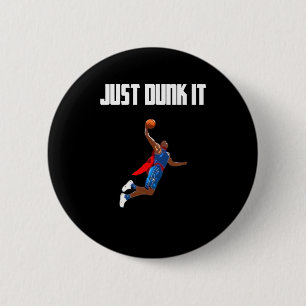 Basketball Dunking Ronde Button 5,7 Cm