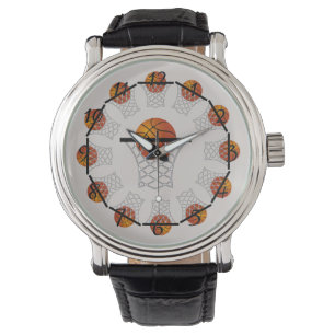 Basketball- en hoepelhorloge horloge