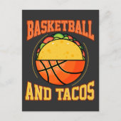 Basketball en tacos briefkaart (Voorkant)