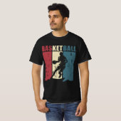 Basketball Energy – Dynamic Player Silhouette  T-shirt (Voorkant volledig)