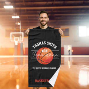 basketball entraîneur équipe serviette à main