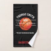 basketball entraîneur équipe serviette à main (Serviette à main)