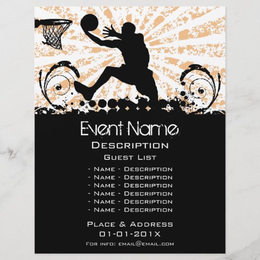 Basketball Event Promotion Flyer (Voorkant)