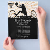 Basketball Event Promotion Flyer (Hand)