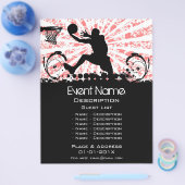 Basketball Event Promotion Flyer (Enkel)