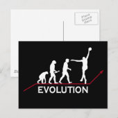 Basketball Evolution Briefkaart (Voorkant / Achterkant)