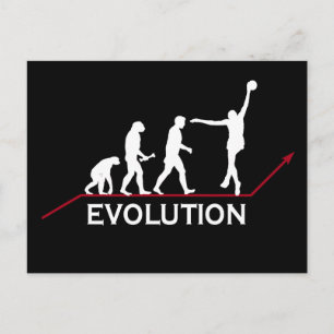 Basketball Evolution Briefkaart