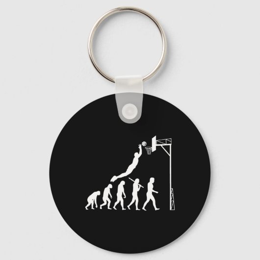 Basketball Evolution Sleutelhanger (Voorkant)