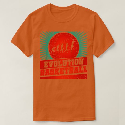 Basketball Evolution T-shirt (Design voorkant)