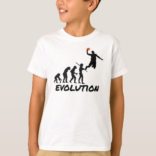 Basketball Evolution T-shirt (Voorkant)