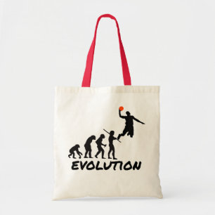 Basketball Evolution Tote Bag