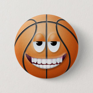 Basketball Face 2 Ronde Button 5,7 Cm