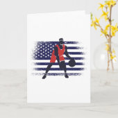 Basketball Fan Jersey USA Flag Kaart (Gele Bloem)