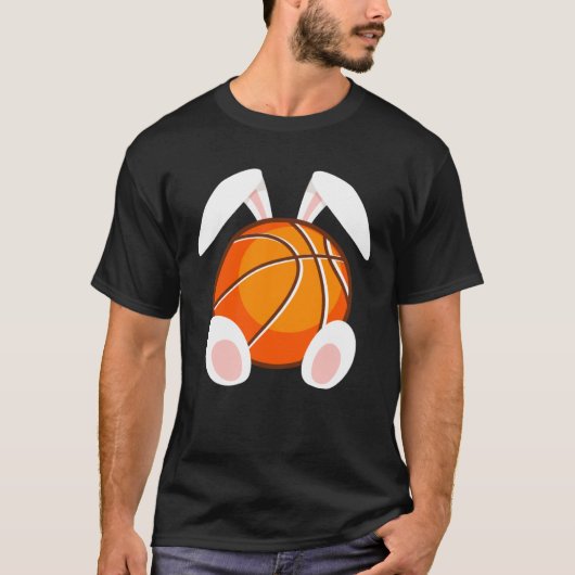 Basketball fans Easter Bunny Happy Easter Basketba T-shirt (Voorkant)