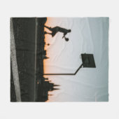 Basketball Fleece Deken (Voorkant (Horizontaal))