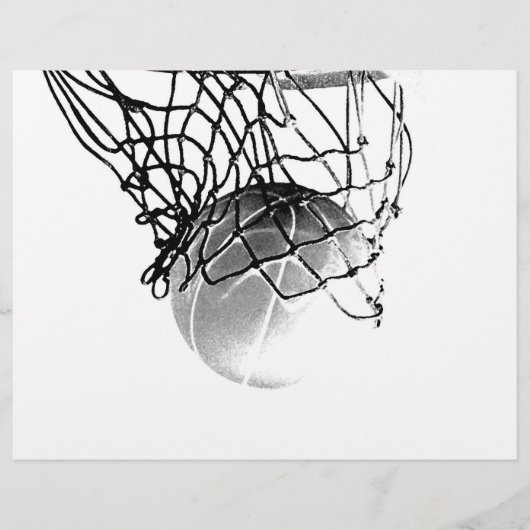 Basketball Flyer&W Flyer (Voorkant)