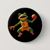Basketball Frog black button (Voorkant)