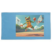 Basketball Frog King kussenslopen paar (Voorkant-Rechts)