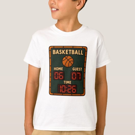 Basketball fun shirt 6-7 (Voorkant)