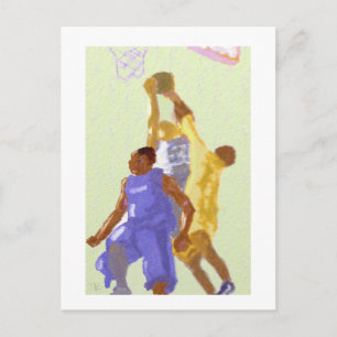 Basketball Game Art Briefkaart