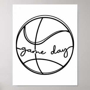 Basketball Game Day Poster