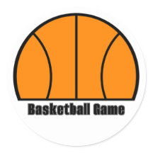 Basketball Game Sticker