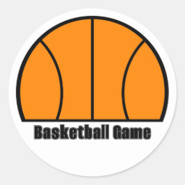 Basketball Game Sticker