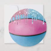 Basketball Gender onthulling Kaart (Achterkant)